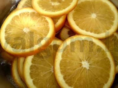 Apelsinų skiltelės, padengtos šokoladu Žingsnis 2