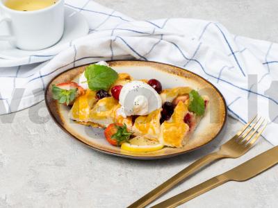 Pletenka su spanguolėmis iš sluoksniuotos tešlos be mielių pagrindine nuotrauka