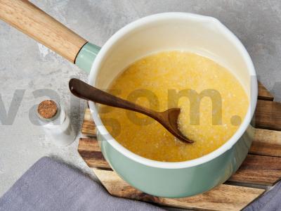 Košė su kukurūzų ir miežių kruopomis Žingsnis 2