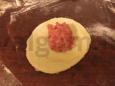 Mantas su namine malta mėsa Žingsnis 4