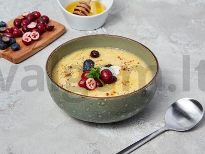 Košė su kukurūzų ir miežių kruopomis pagrindine nuotrauka