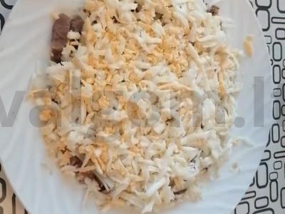 Salotos "Vyrų svajonės" su jautiena ir sūriu Žingsnis 4