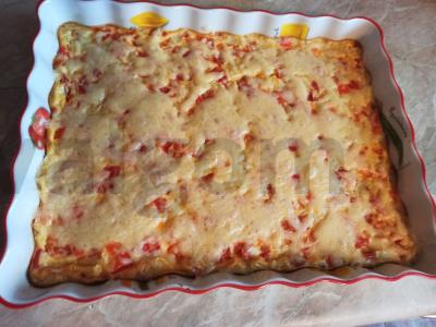 Keptas omletas su daržovėmis, sūriu ir žolelėmis Žingsnis 7