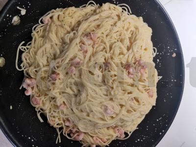 Makaronai su krevetėmis ir Provanso žolelėmis pagrindine nuotrauka