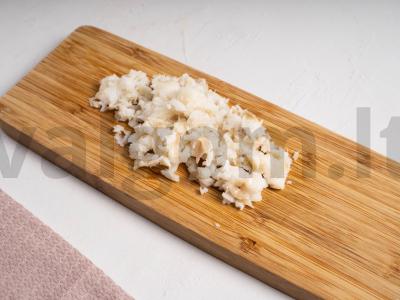Salotos "Leningradas" su menke Žingsnis 4