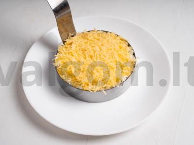 Salotos "Leningradas" su menke Žingsnis 5