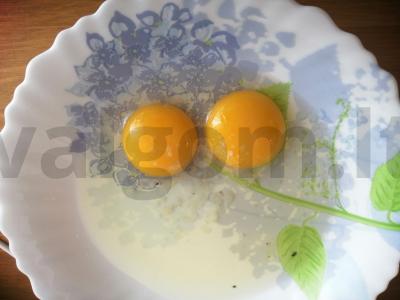 Vištienos suktinukas su kiaušinių blyneliais Žingsnis 2