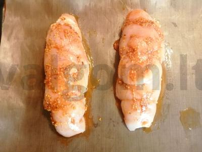 Vištienos suktinukas su kiaušinių blyneliais Žingsnis 9