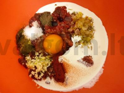 Aštrus maltos jautienos terinas Žingsnis 1