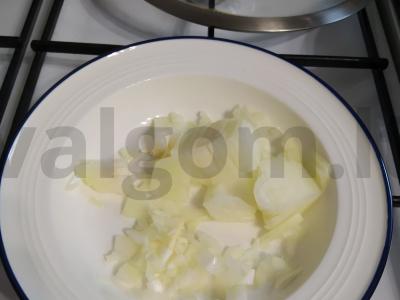 Troškinys su vištienos krūtinėle ir grybais Žingsnis 3