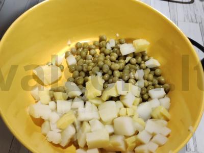 Vinaigrette be morkų Žingsnis 4