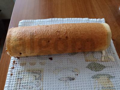 Sausainių ritinys su varškės kremu Žingsnis 5