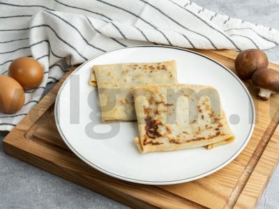 Blyneliai su grybų, svogūnų ir kiaušinių įdaru Žingsnis 5