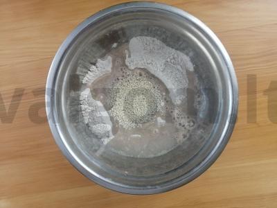 Pilno grūdo duona karštam maistui. Žingsnis 1