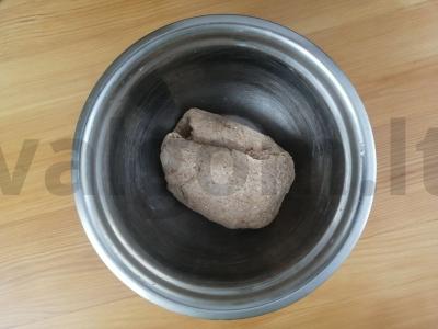 Pilno grūdo duona karštam maistui. Žingsnis 2
