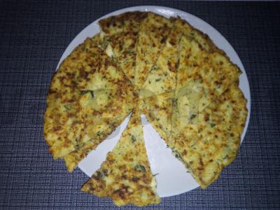 Plokščia duona su bryndza pagrindine nuotrauka