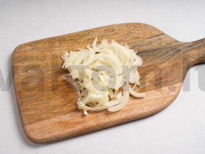 Žuvies salotos su pomidorų pasta ir burokėliais žiemai Žingsnis 2
