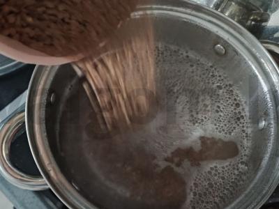 Vištienos kukuliai pomidorų ir grietinės padaže su grikiais Žingsnis 3