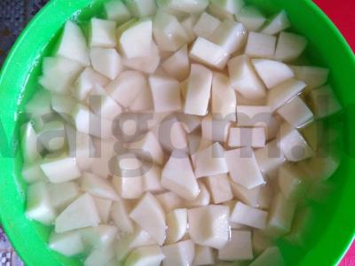 Mišrainė su malta mėsa ir bulvėmis Žingsnis 1