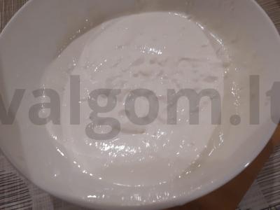 Pieno ir išrūgų zefyras Žingsnis 3