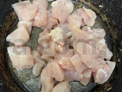 Funchose su daržovėmis ir vištiena Žingsnis 1