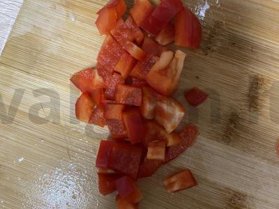 Funchose su daržovėmis ir vištiena Žingsnis 3