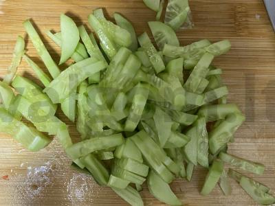 Funchose su daržovėmis ir vištiena Žingsnis 4