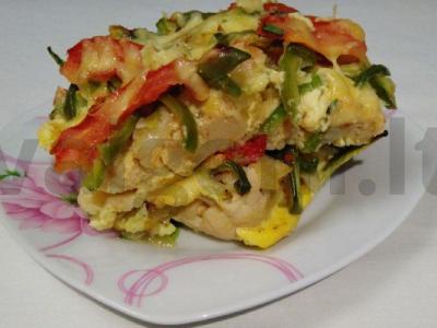 Troškinys su brokoliais ir žiediniais kopūstais pagrindine nuotrauka