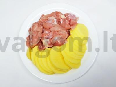 Bulvių gratinas Žingsnis 1