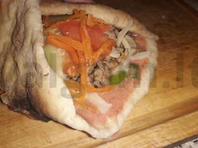 Greita naminė šavarma pagrindine nuotrauka