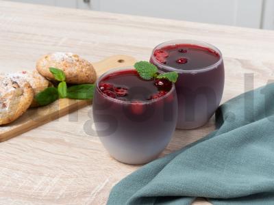 Spanguolių morsas su juodaisiais serbentais pagrindine nuotrauka