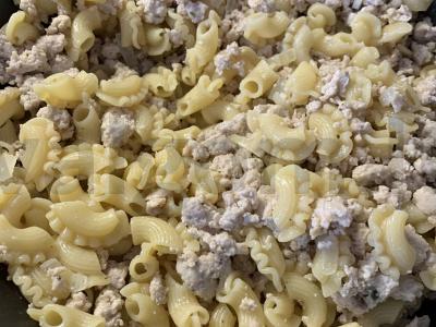 Makaronai su malta vištiena Žingsnis 5