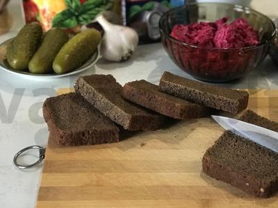 Silkės burės užkandis. Žingsnis 2