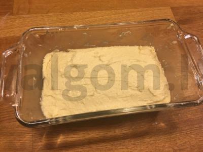 Saldus varškės keksas Žingsnis 6