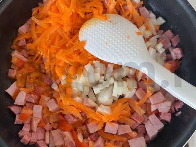 Mėsos mišrainė be ingredientų kepimo aliejuje Žingsnis 5