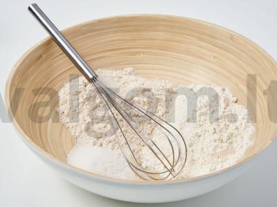 Pilno grūdo bandelės Žingsnis 1