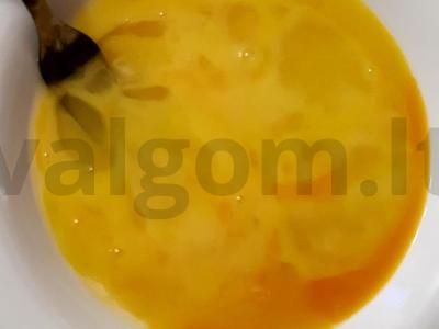 Pomidorų omletas Žingsnis 1