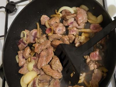 Funchose su daržovėmis ir jautiena Žingsnis 7