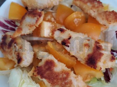 Dietinės Cezario salotos. Žingsnis 5