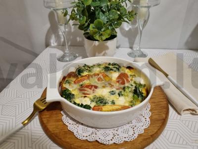 Frittata su daržovėmis ir feta pagrindine nuotrauka