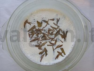 Aromatizuota žalioji arbata su pienu Žingsnis 2