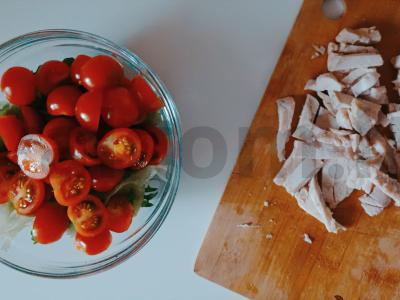 Greitos Cezario salotos. Žingsnis 2