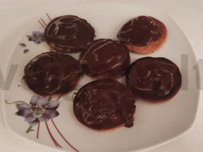 Naminiai imbieriniai šokoladiniai sausainiai su muskato riešutu Žingsnis 4