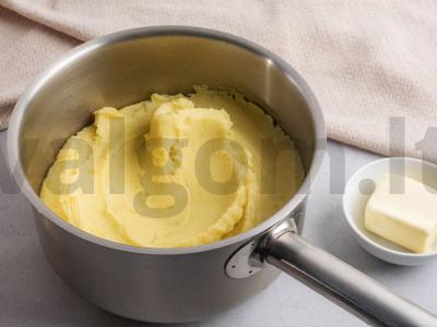 Folijoje kepta bulvių košė Žingsnis 3