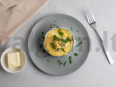 Folijoje kepta bulvių košė pagrindine nuotrauka