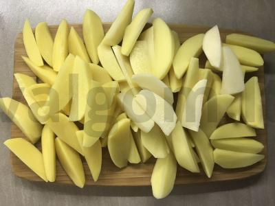 Kaimiškos bulvės su rūkyta paprika ir džiovintais česnakais Žingsnis 2