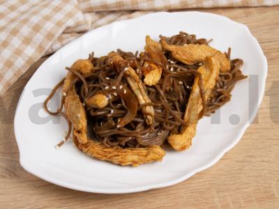 Soba su sezamų aliejumi ir rūkyta paprika Žingsnis 4