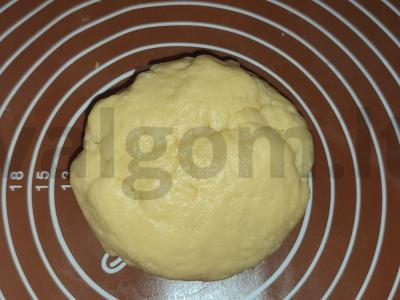 Aviečių saulėlydžio smėlio pyragas. Žingsnis 2