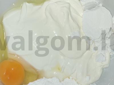 Aviečių saulėlydžio smėlio pyragas. Žingsnis 4