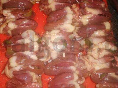 Vištienos širdies kebabas Žingsnis 3